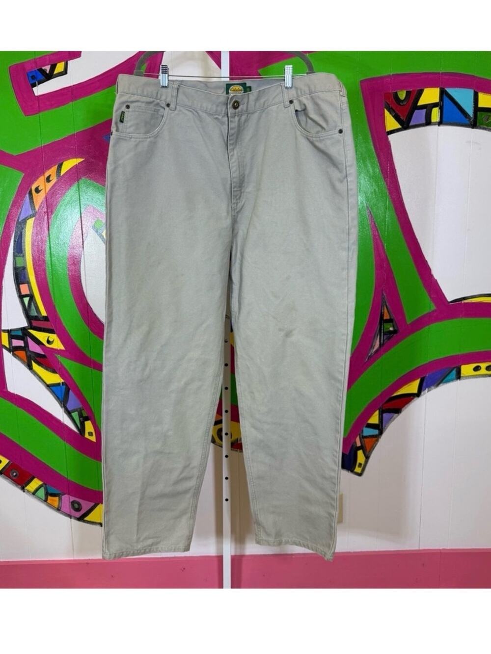 Cabelas, Thick Canvas Like Denim. Size 44x34. In excellent condition!